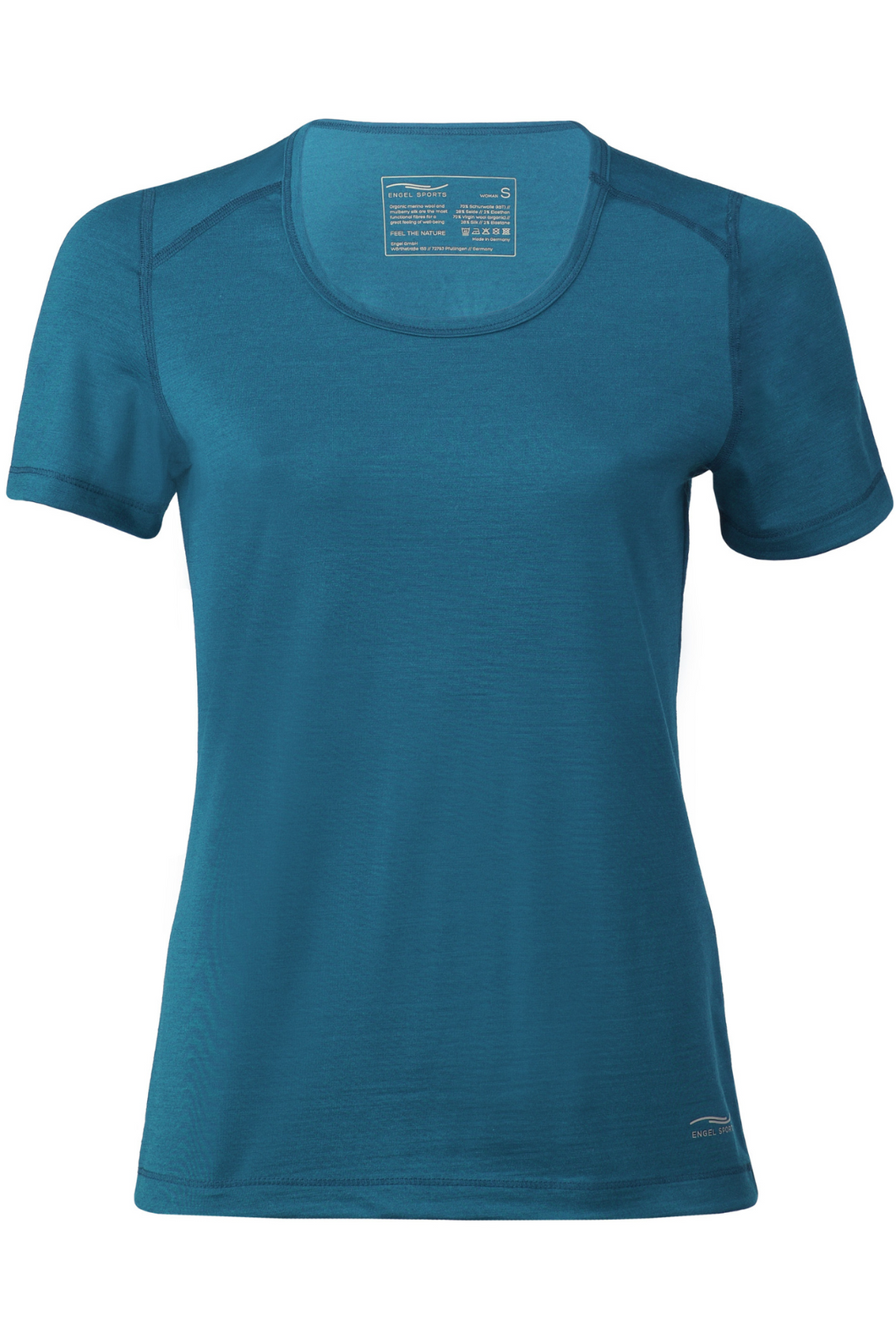 Engel Women Eco Sport Short-Sleeve Shirt, Merino Wool/Silk