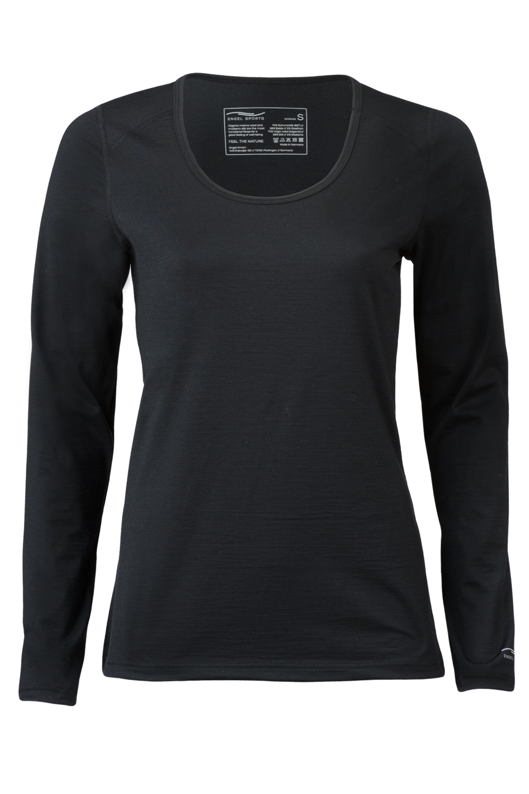 Engel Women Eco Sport Long-Sleeve Shirt, Merino Wool/Silk