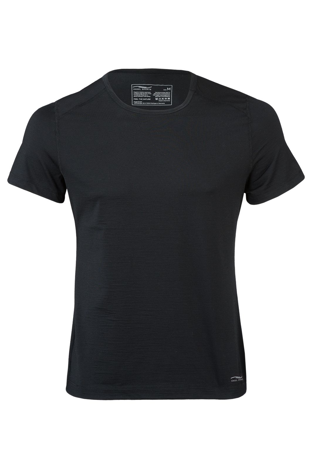 Engel Men Eco Sport Short-Sleeve Shirt, Merino Wool/Silk