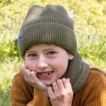 Load image into Gallery viewer, Pickapooh Baby/Toddler/Child/Unisex Ben Beanie Hat, Knit Merino Wool/Silk
