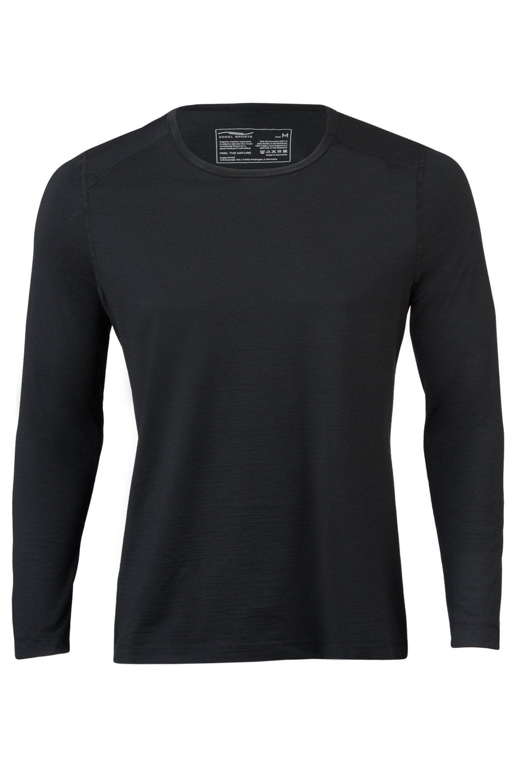 Engel Men Eco Sport Long-Sleeve Shirt, Heavy Weight, Merino Wool/Silk