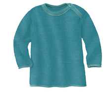 Load image into Gallery viewer, Disana Baby/Toddler Melange Sweater with button, Knitted Wool
