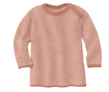 Load image into Gallery viewer, Disana Baby/Toddler Melange Sweater with button, Knitted Wool
